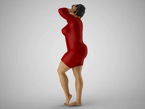 Tender Girl 6 3D Print Model