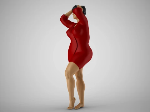 Tender Girl 6 3D Print Model