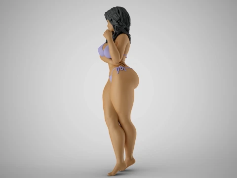 Tender Girl 8 3D Print Model