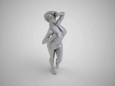 Stylish Woman 3D Print Model