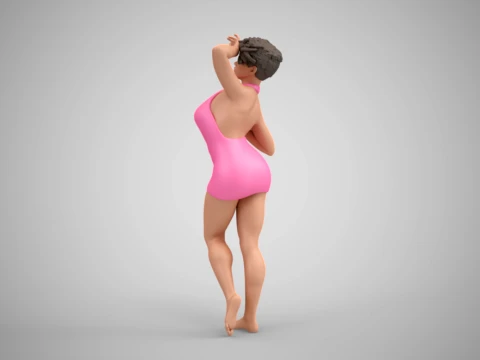 Stylish Woman 3D Print Model