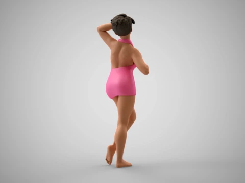 Stylish Woman 3D Print Model