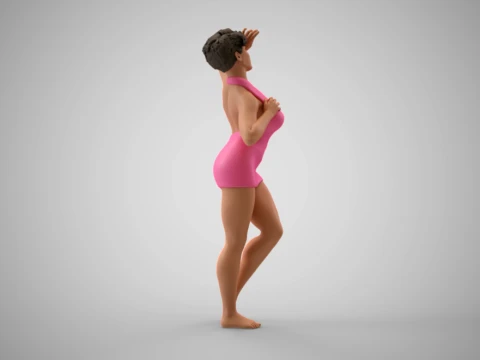 Stylish Woman 3D Print Model