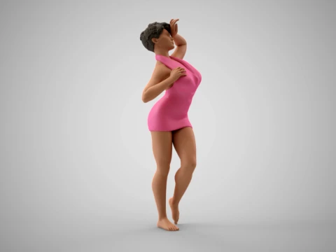 Stylish Woman 3D Print Model