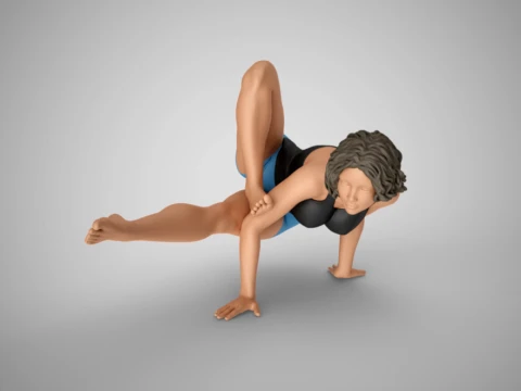 Strong and Balanced Woman 3D Принт Модель
