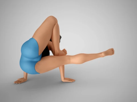 Strong and Balanced Woman 3D Print Model