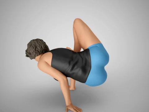 Strong and Balanced Woman 3D Print Model