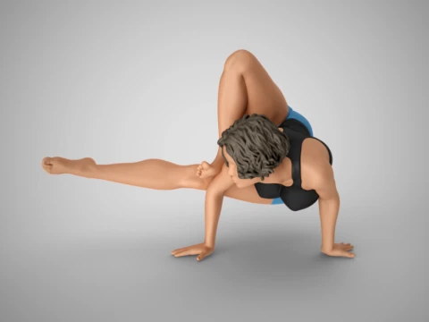Strong and Balanced Woman 3D Print Model