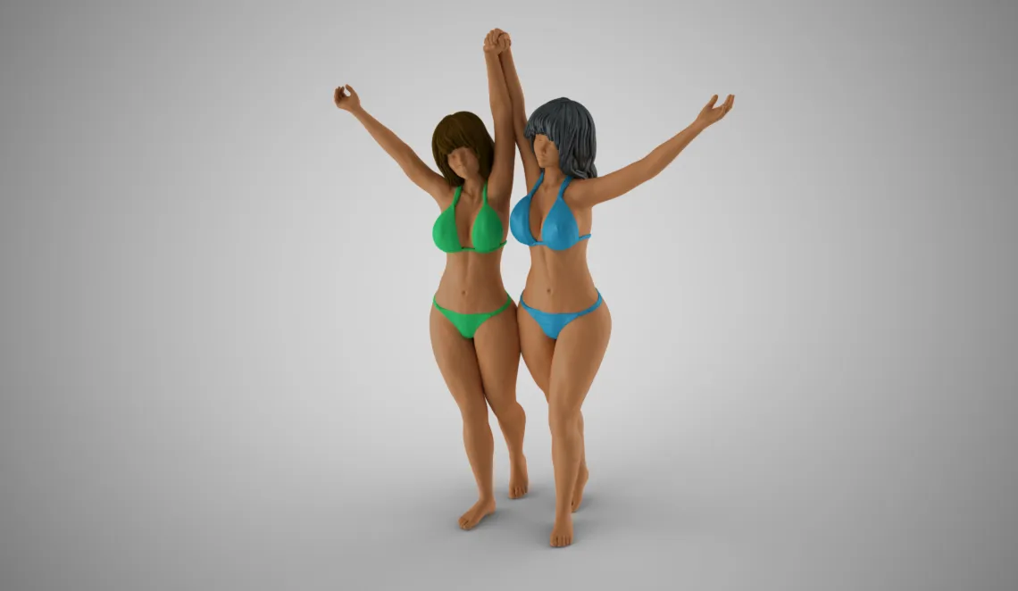Summer Begins 3D Print Model .c4d .max .obj .3ds .fbx .stl .blend 