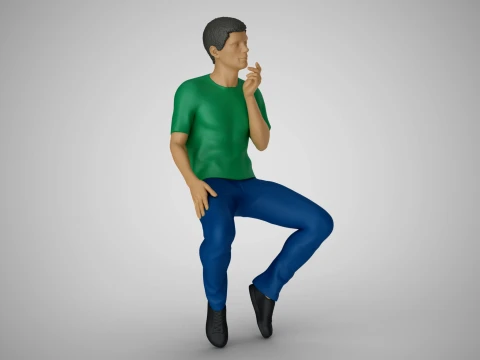 Sociable Man Modèles 3D en vedette