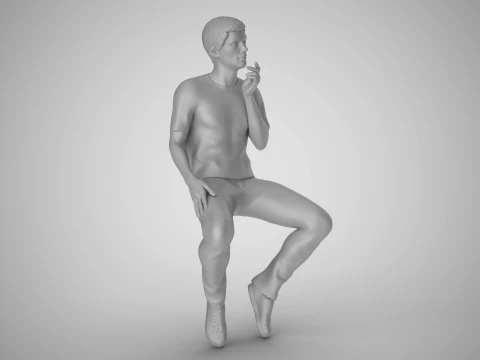 Sociable Man 3D Print Model
