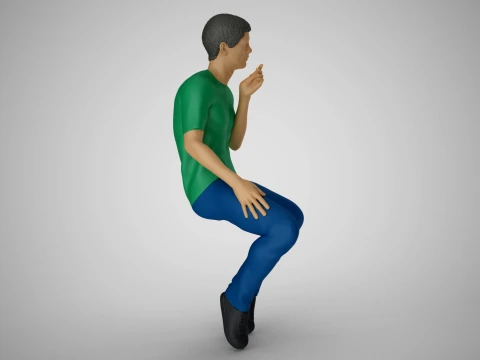 Sociable Man 3D Print Model