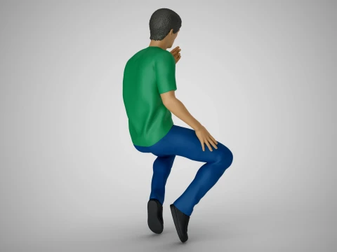 Sociable Man 3D Print Model