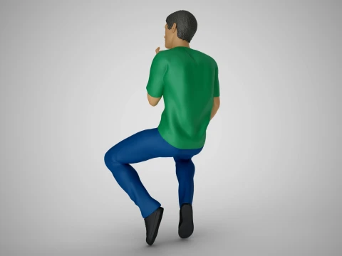 Sociable Man 3D Print Model