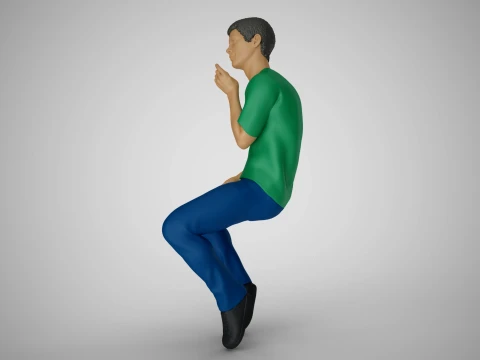Sociable Man 3D Print Model