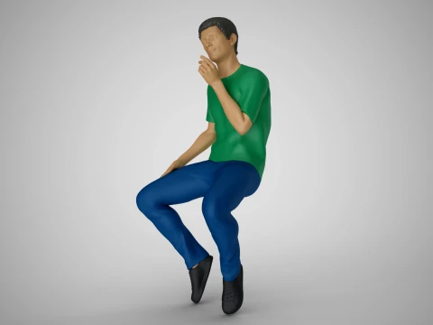 Sociable Man 3D Print Model