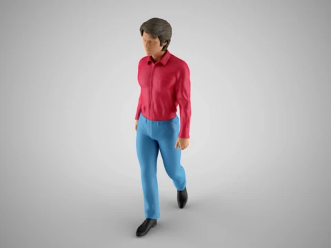 Walking Man 3D Принт Модель