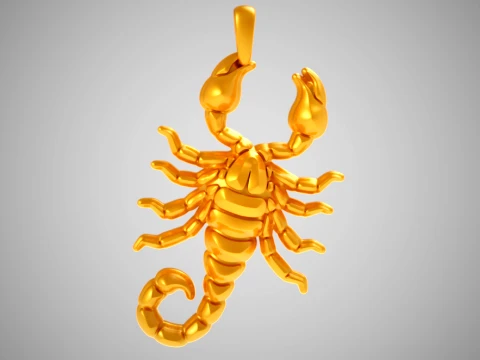 Scorpion Necklace 3D printmodel
