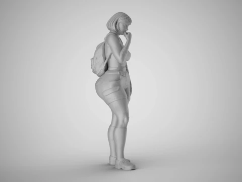 Thinker and Traveler 3D Print Model