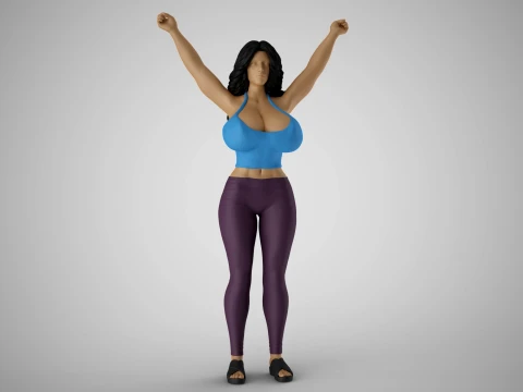 Excited Fan 3D Print Model