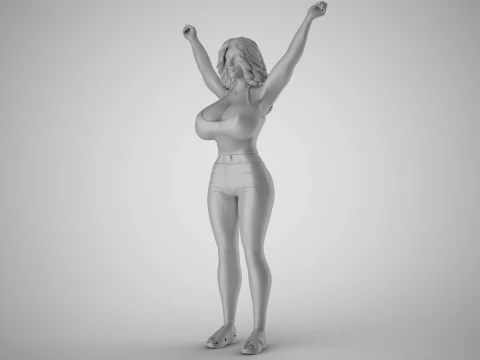 Excited Fan 3D Print Model