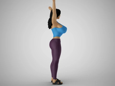 Excited Fan 3D Print Model