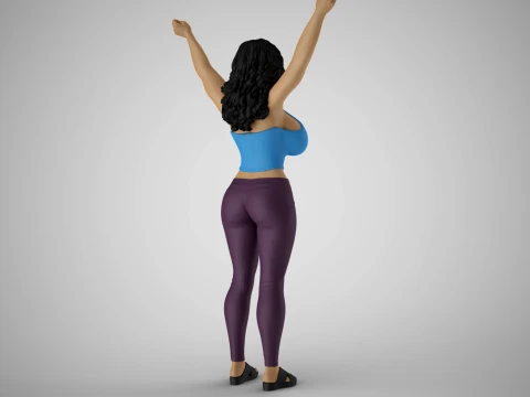 Excited Fan 3D Print Model