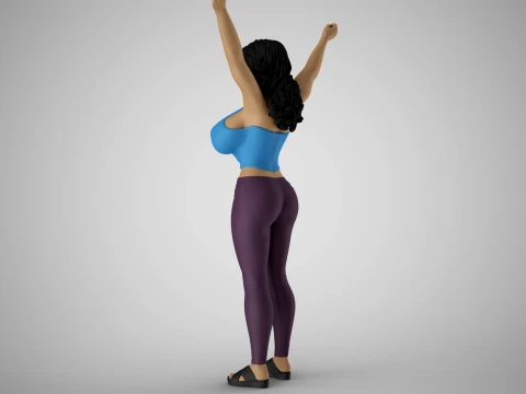 Excited Fan 3D Print Model