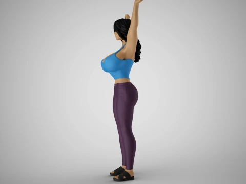 Excited Fan 3D Print Model