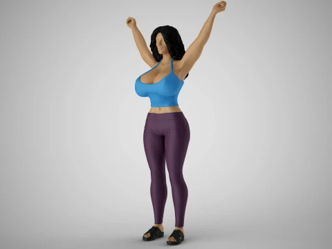 Excited Fan 3D Print Model
