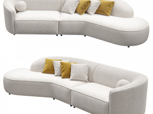 Teddy sofa KAZA Modello 3D