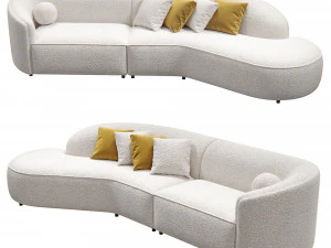 Teddysofa KAZA 3D Modell