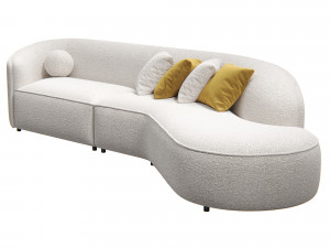Teddy sofa KAZA 3D मॉडल