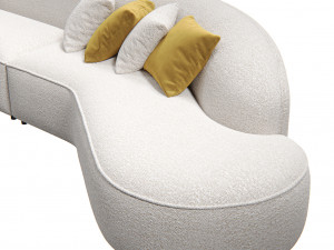 Teddy sofa KAZA 3D मॉडल