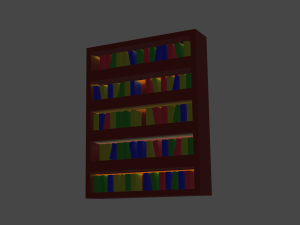 Bookshelf 3D Модель