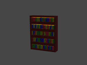 Bookshelf 3D मॉडल
