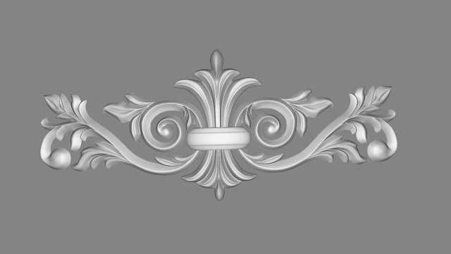 Central pattern 3Dモデル .c4d .max .obj .3ds .fbx .stl .blend 