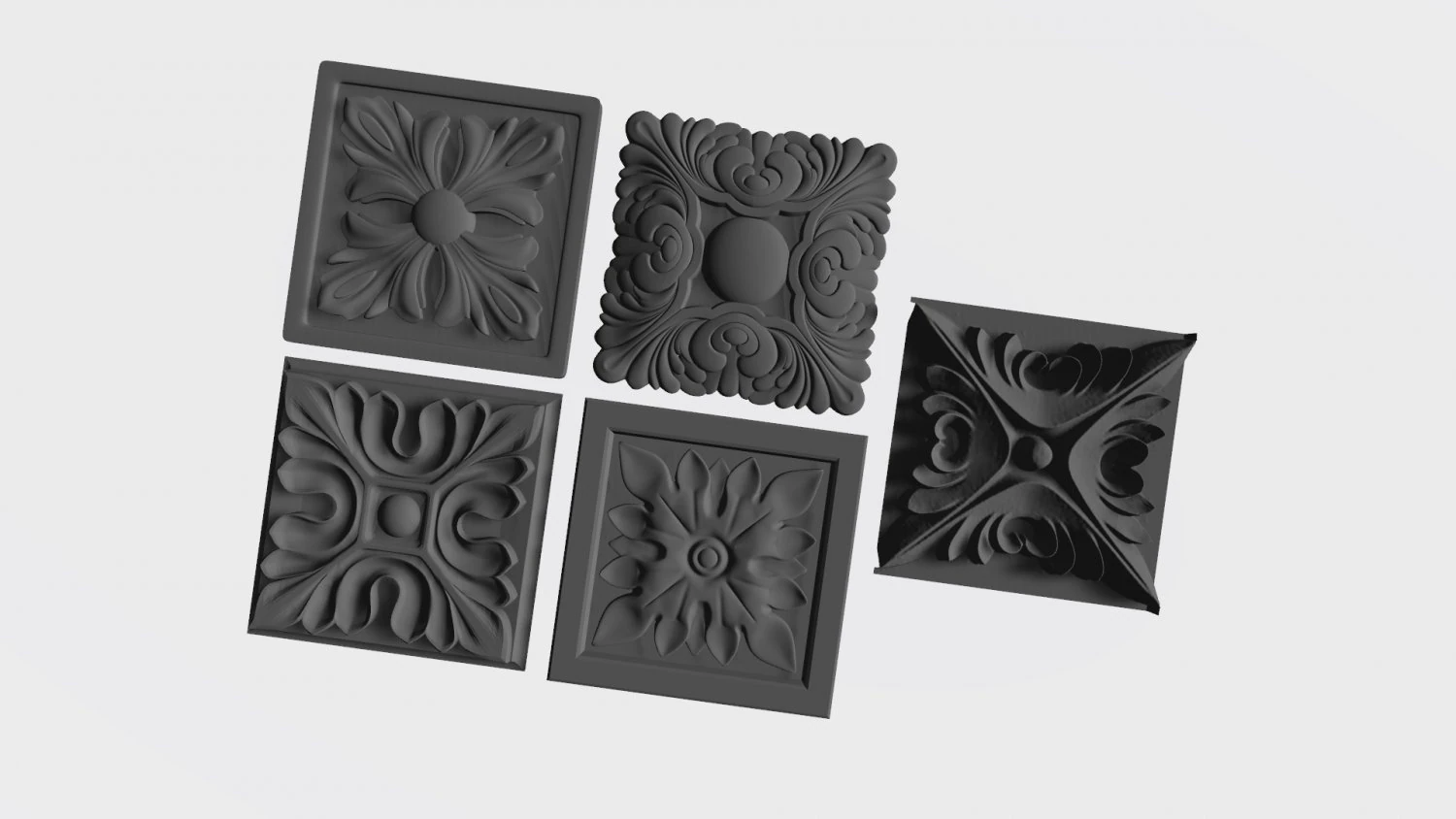 Molding socket 5-1 3D Model .c4d .max .obj .3ds .fbx .stl .blend 