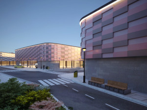 The modern plaza shopping mall 3D scene Model 3D