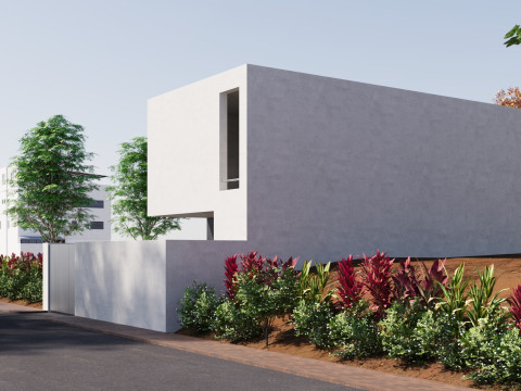 Contemporary Home Exterior and Interior 3D Model