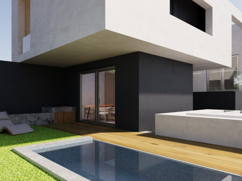 Contemporary Home Exterior and Interior 3D Model