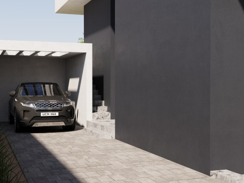 Contemporary Home Exterior and Interior 3D Model