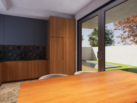 Contemporary Home Exterior and Interior 3D Model