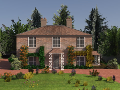 Classic English cottage 3Dモデル