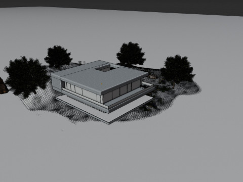 Game-Ready Modern Island Retreat 3D Model