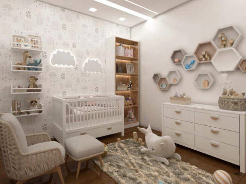 Kids Bedroom 3D Model
