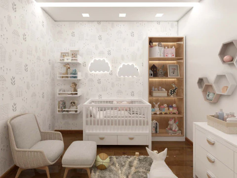 Kids Bedroom 3D Model