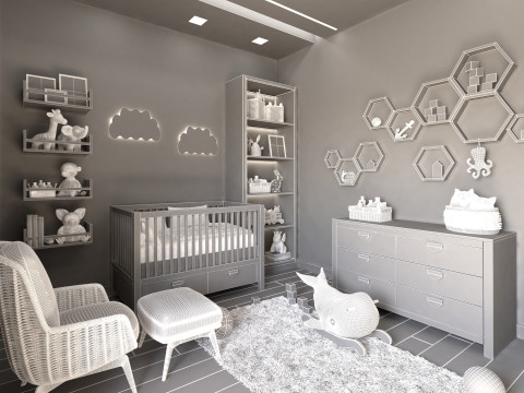 Kids Bedroom 3D Модель