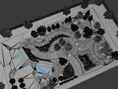 Ботанічний вировий сад 3D Модель