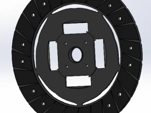 Disco di attrito Modello 3D